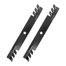 IDEASURE 138971 mulching blades for 42-inch deck deliver even, precise cuts across terrains.