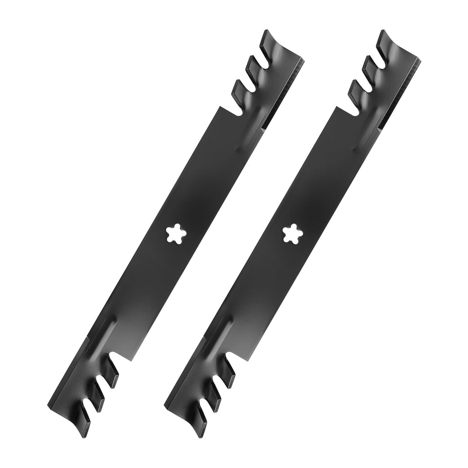 IDEASURE 138971 mulching blades for 42-inch deck deliver even, precise cuts across terrains.