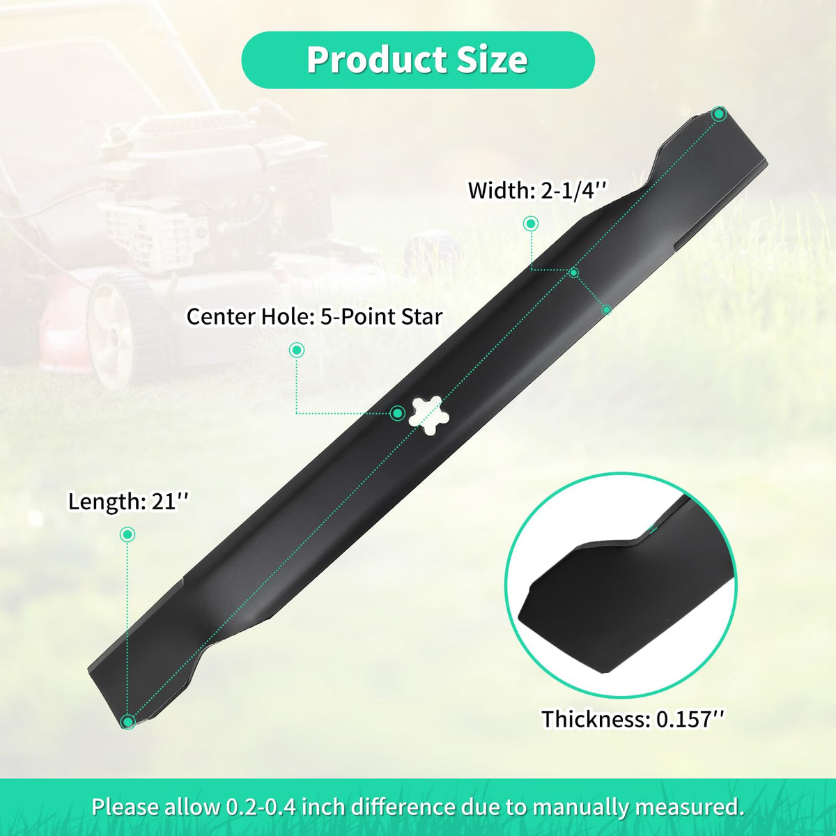 Two IDEASURE blades shown together for a durable, ready-to-install pack.