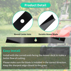IDEASURE 1737816 blade dimensions specs include 21-inch length and 2-1/4-inch width.