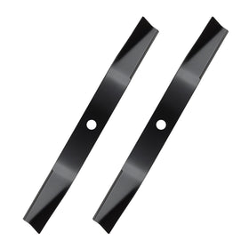 IDEASURE 1737816 blade front view on a 42-inch deck for clean, even cuts.
