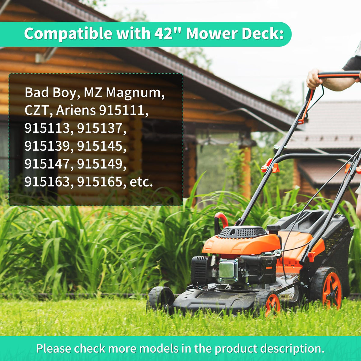 IDEASURE 3-pack blades offer ready replacements to keep mowing sessions uninterrupted