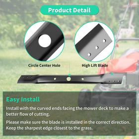 IDEASURE 7019515 blade durable thick steel suitable for long service life.