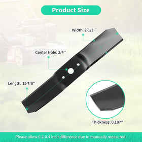 IDEASURE replacement-blades suitable for Cub Cadet compatibility for smooth mowing.