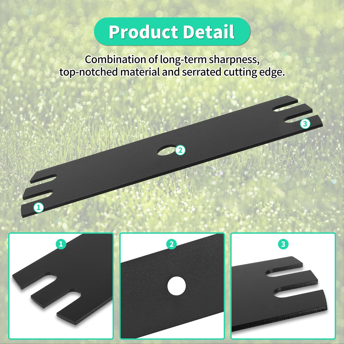 IDEASURE 781-0080 edger blade pack ready for quick replacement
