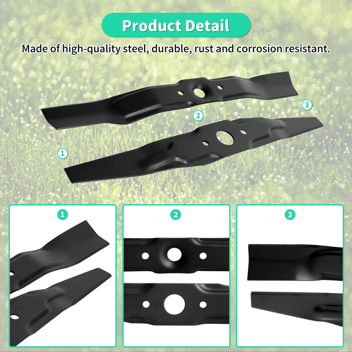 IDEASURE blade kit packaging image shows two blades ready for installation.