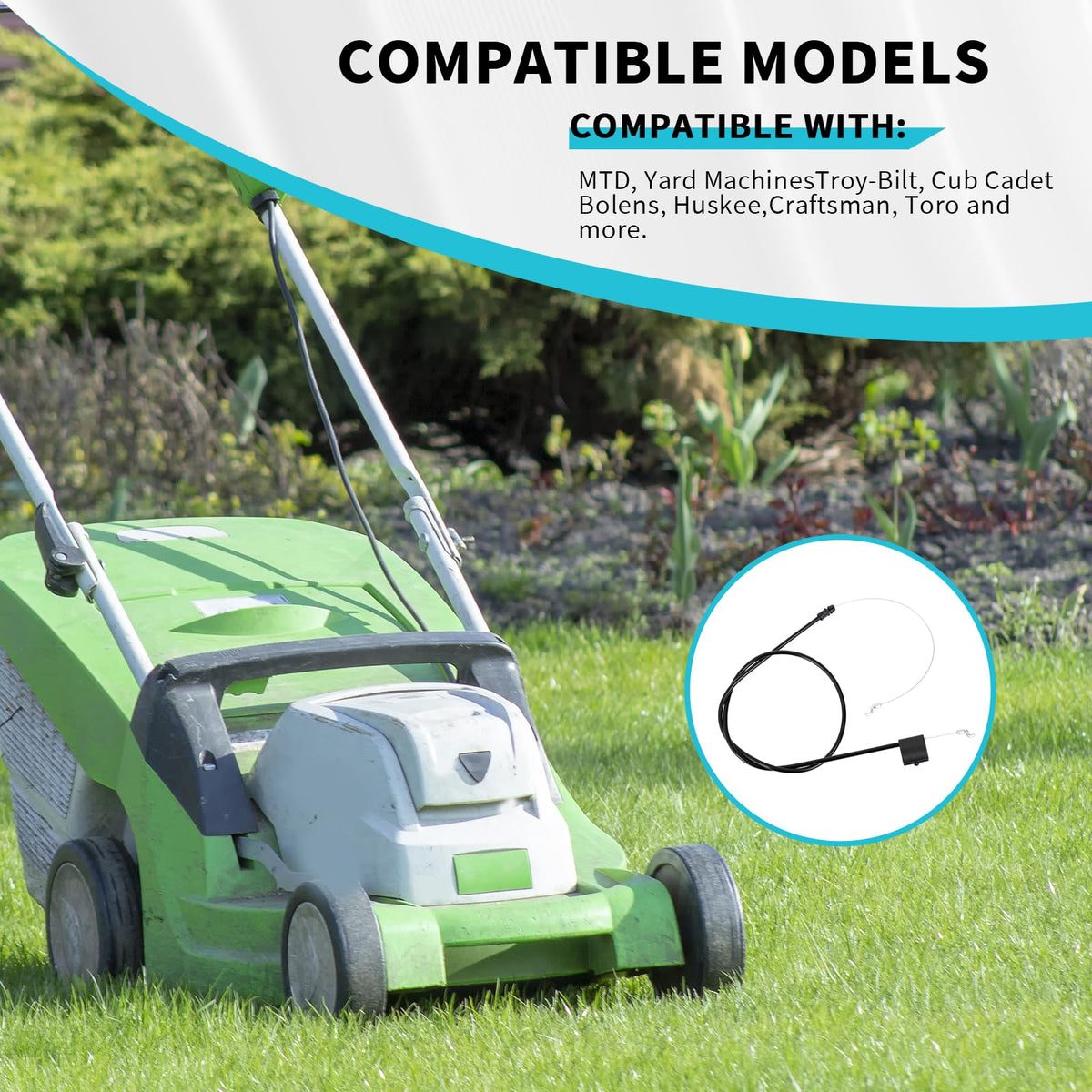 IDEASURE cable length 54.5 inches and conduit 40.9 inches for precise fit