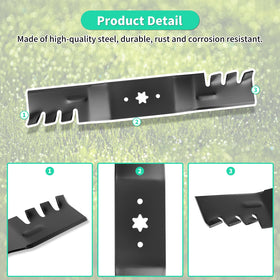 IDEASURE compatibility guide for 54-inch deck blades
