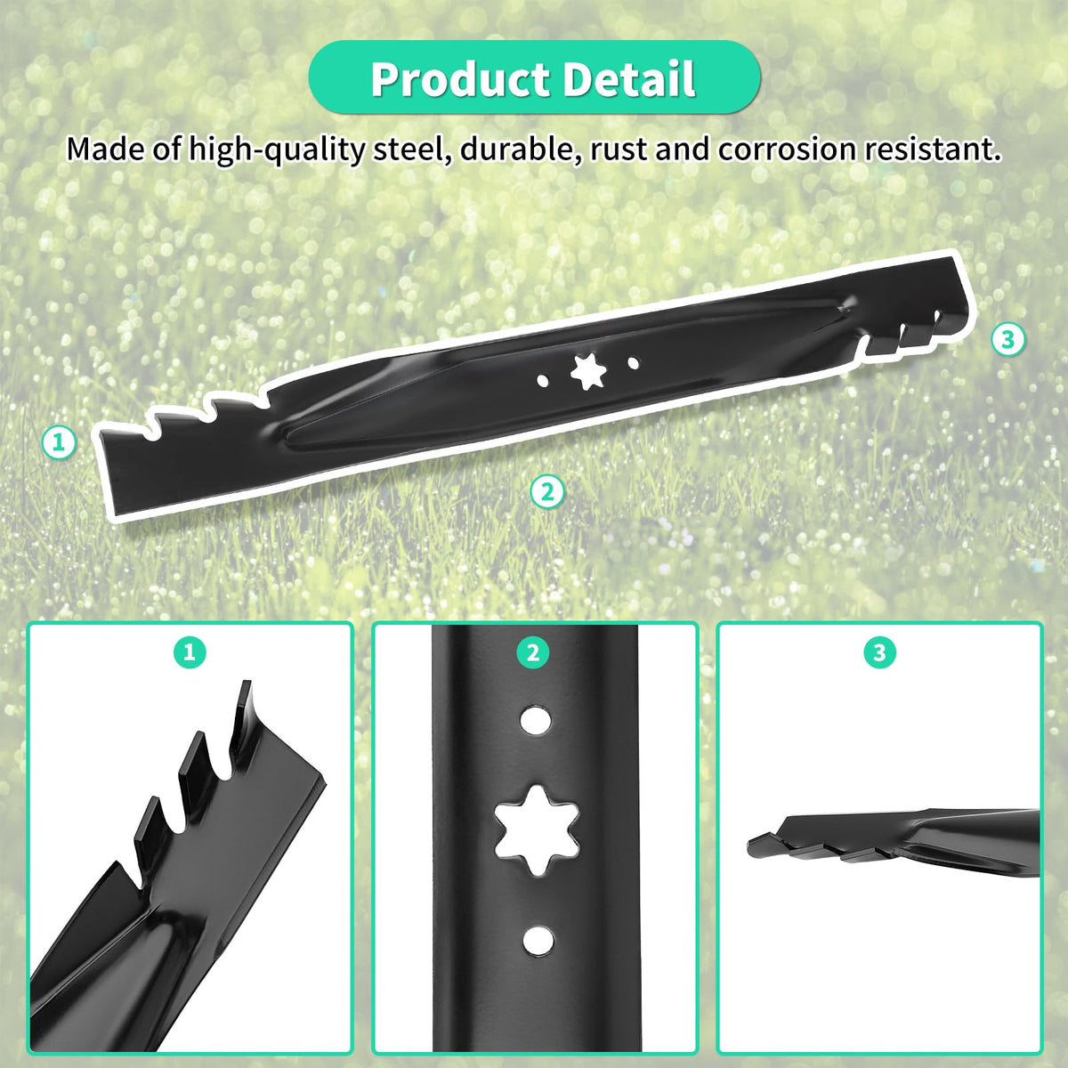 IDEASURE compatible-fit blade for Cub Cadet, Craftsman, and Troy-Bilt models