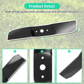 IDEASURE blades compatible with Cub Cadet GT2186 enable reliable, even mowing.