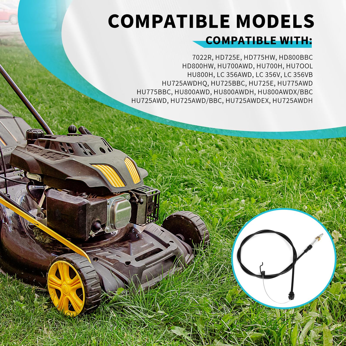 IDEASURE replacement cable kit supports quick mower maintenance.