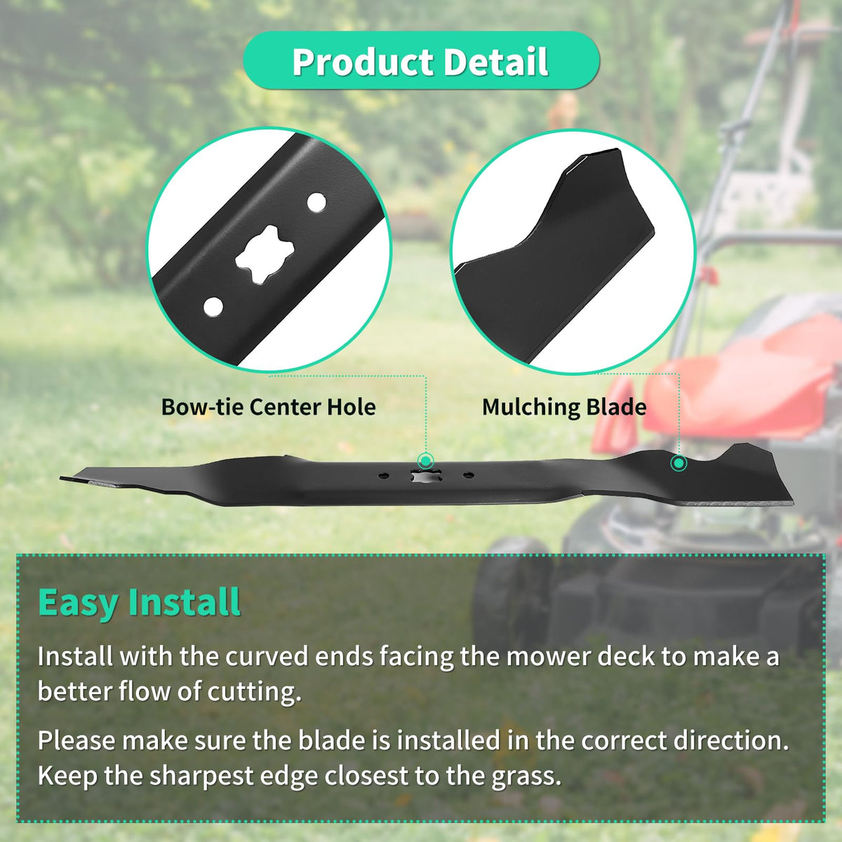 IDEASURE blade compatible with MTD and related series for easy replacement