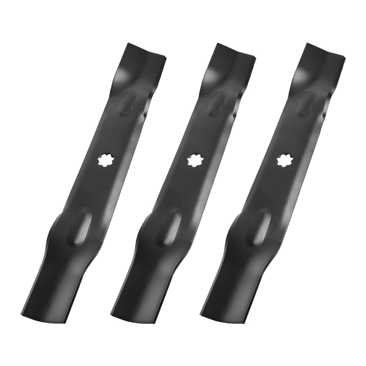 IDEASURE GX21784 high lift blades for 48-inch deck deliver durable, precise mowing.