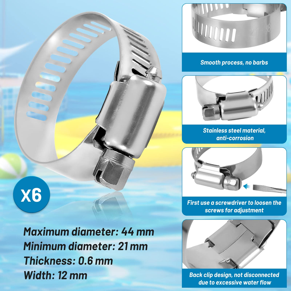IDEASURE compatible with Intex, Coleman, and Summer Waves systems.