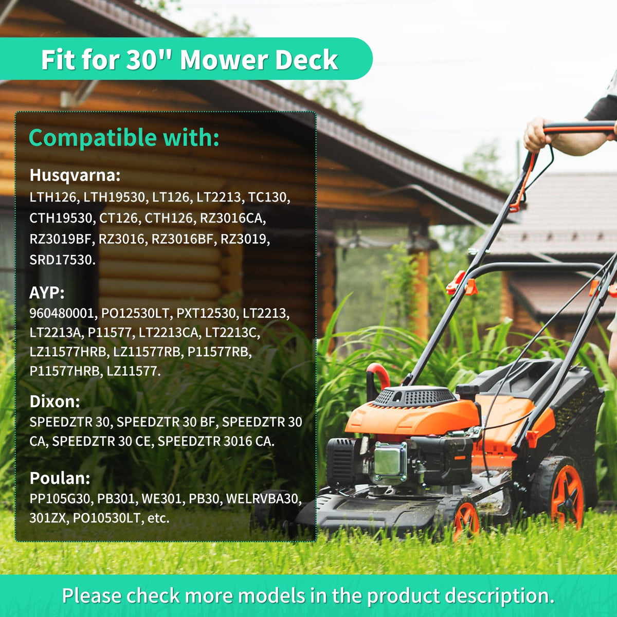 IDEASURE installation-ready blade for quick mower deck swap