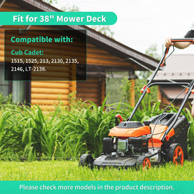 IDEASURE one-piece steel construction boosts durability during long mowing sessions.