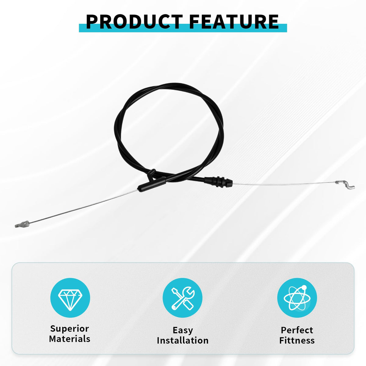 IDEASURE plastic conduit shielding protecting the cable from nicks and cuts