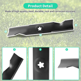 IDEASURE premium steel blades ready for assembly and long-lasting use