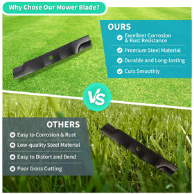 IDEASURE TCU15881 durable mower blade for consistent deck performance.