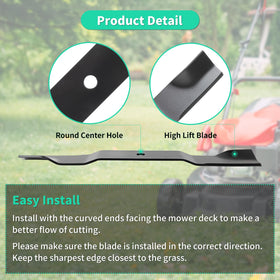 IDEASURE thick steel construction blade for durability and longer life.