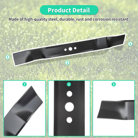 IDEASURE two-pack blades ready for quick mower maintenance