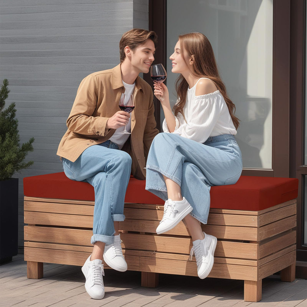 idee-home bench cushion ties keep pad securely attached to furniture
