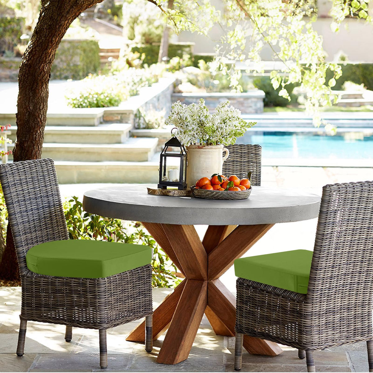 idee-home cushions with ties keep cushions securely fastened to chairs