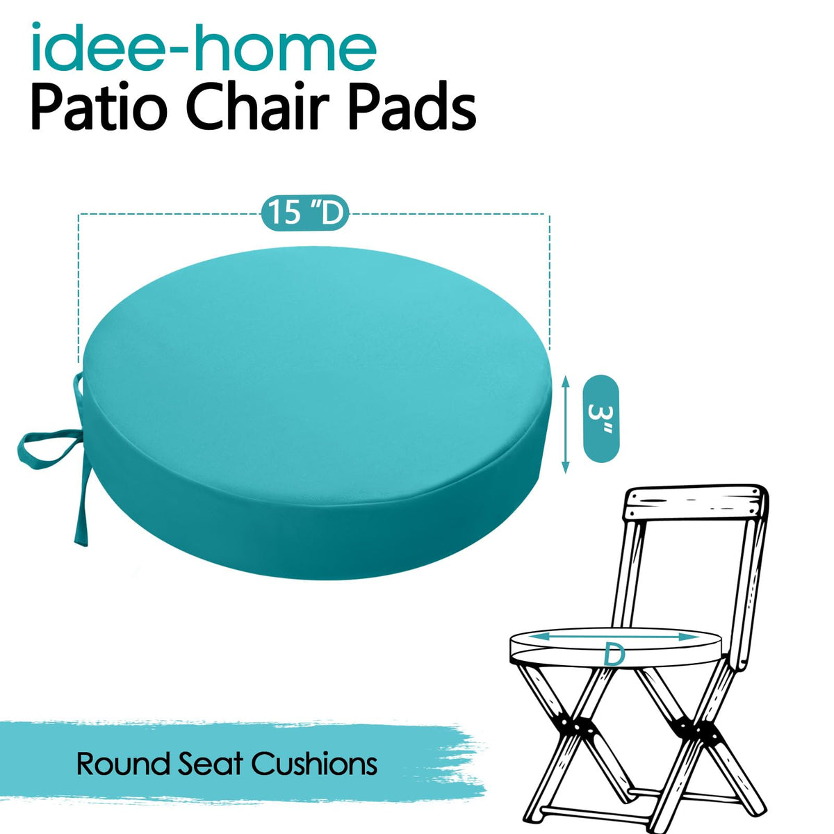 idee-home durable double-stitched edges resist wear during seasons