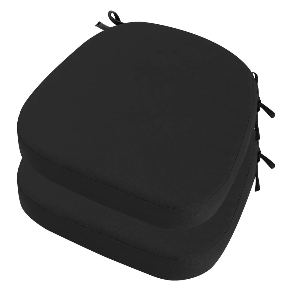 idee-home outdoor chair cushions set of 2 19x19x3 inches for patio seating