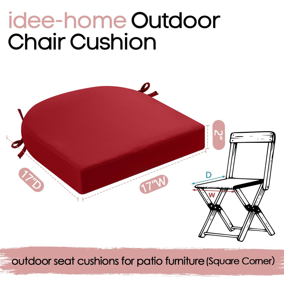 idee-home outdoor chair cushions 4 dining setup on patio for cozy meals