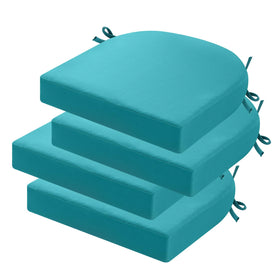 idee-home outdoor chair cushions blue set4 provide stylish comfort on patio chairs.