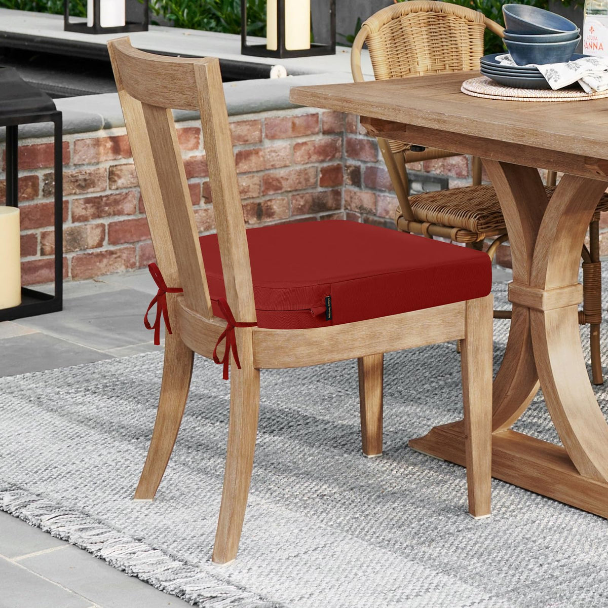 idee-home 19x19 inch cushions fit standard patio chairs