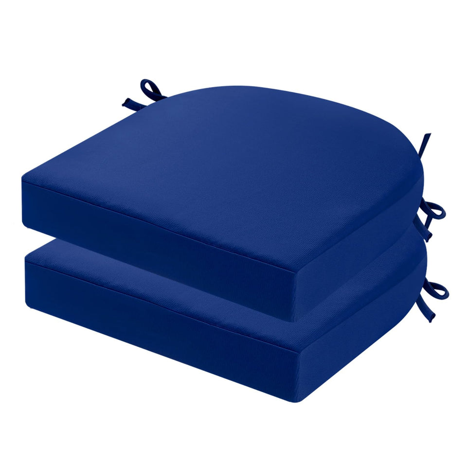 idee-home outdoor chair cushions front view shows plush comfort and vibrant color