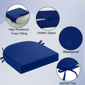 idee-home outdoor chair cushions on chair demonstrate all-day seating comfort and stability