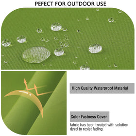 Idee-Home outdoor furniture cushion with machine washable cover for easy care