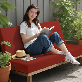 idee-home patio swing seat pad 42x18 fits standard swings for comfy lounging