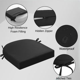 idee-home thick 19x19 cushion providing ergonomic support