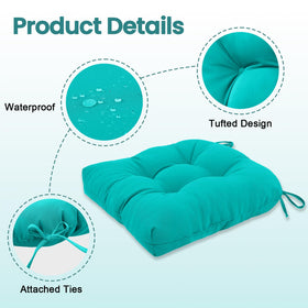 idee-home outdoor cushion with waterproof fabric resisting stains