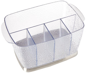 iDesign Rain sits on a sturdy brushed stainless steel base for stable use