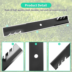Thick steel construction highlighting durability of IDEASURE blades