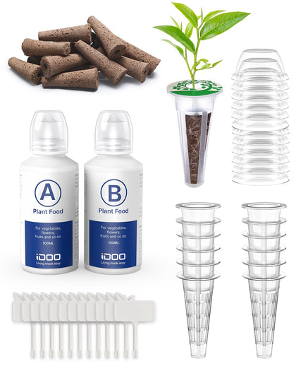 idoo Seed Pods Kit growth sponges supporting robust root development for seedlings