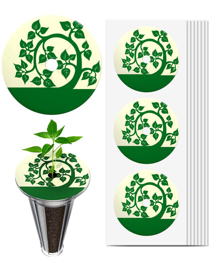 idoo seed pot labels with petal design for clear seed marking and growth notes