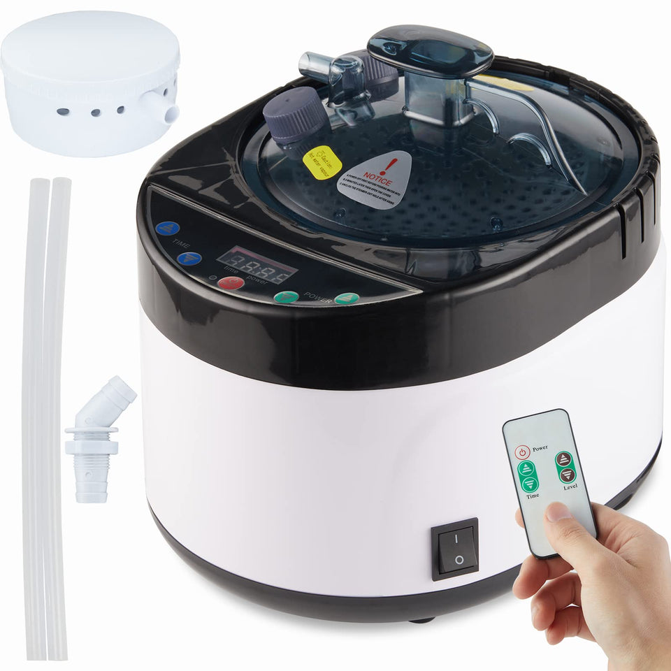 iDOTODO 4L steam pot with remote control for easy home spa sessions.