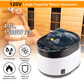 iDOTODO stainless steel steam pot liner for durable, safe home sauna use.