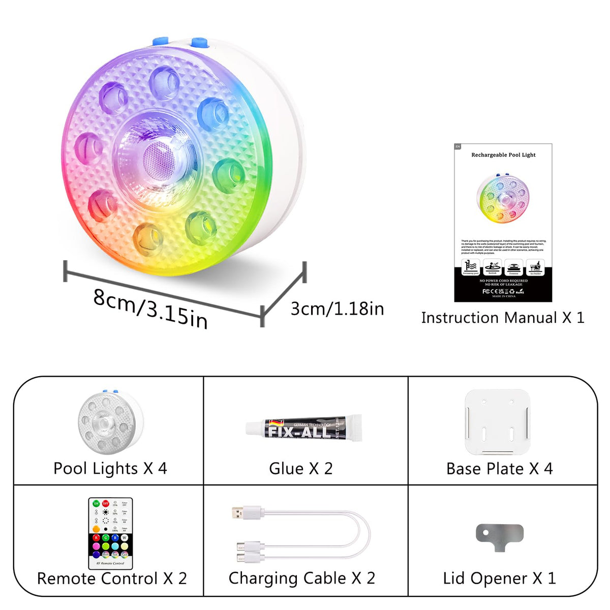idyl light magnet attachment enables easy placement on metal surfaces