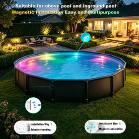 idyl light remote control pool light lets you switch colors from across the deck
