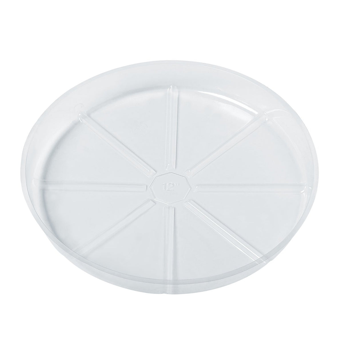 Idyllize clear saucer for both indoor and outdoor use under pots.
