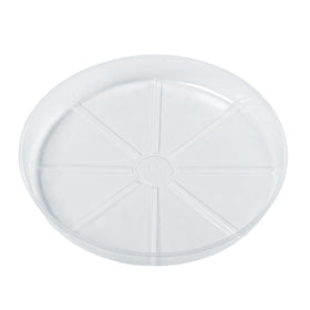 Idyllize clear saucer for both indoor and outdoor use under pots.