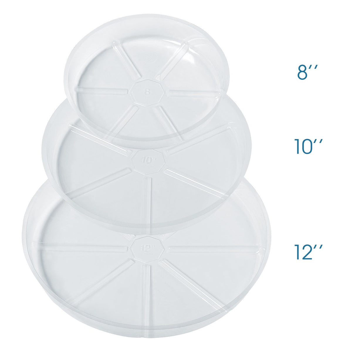 Idyllize lightweight durable saucer suitable for indoor or outdoor planters.