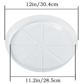 Idyllize saucer base for DIY decorating around pots while protecting surfaces.